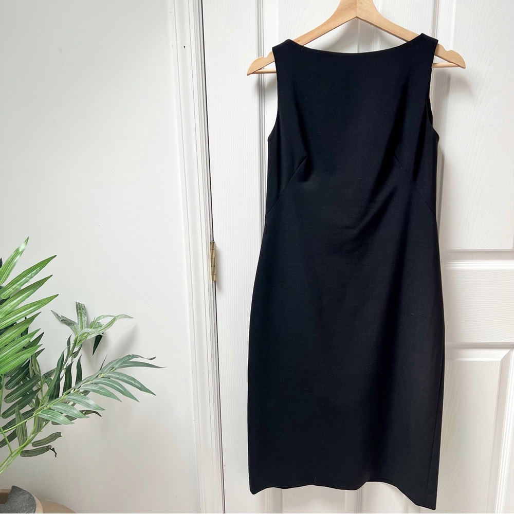 Theory Black Knee Length Sheath Dress